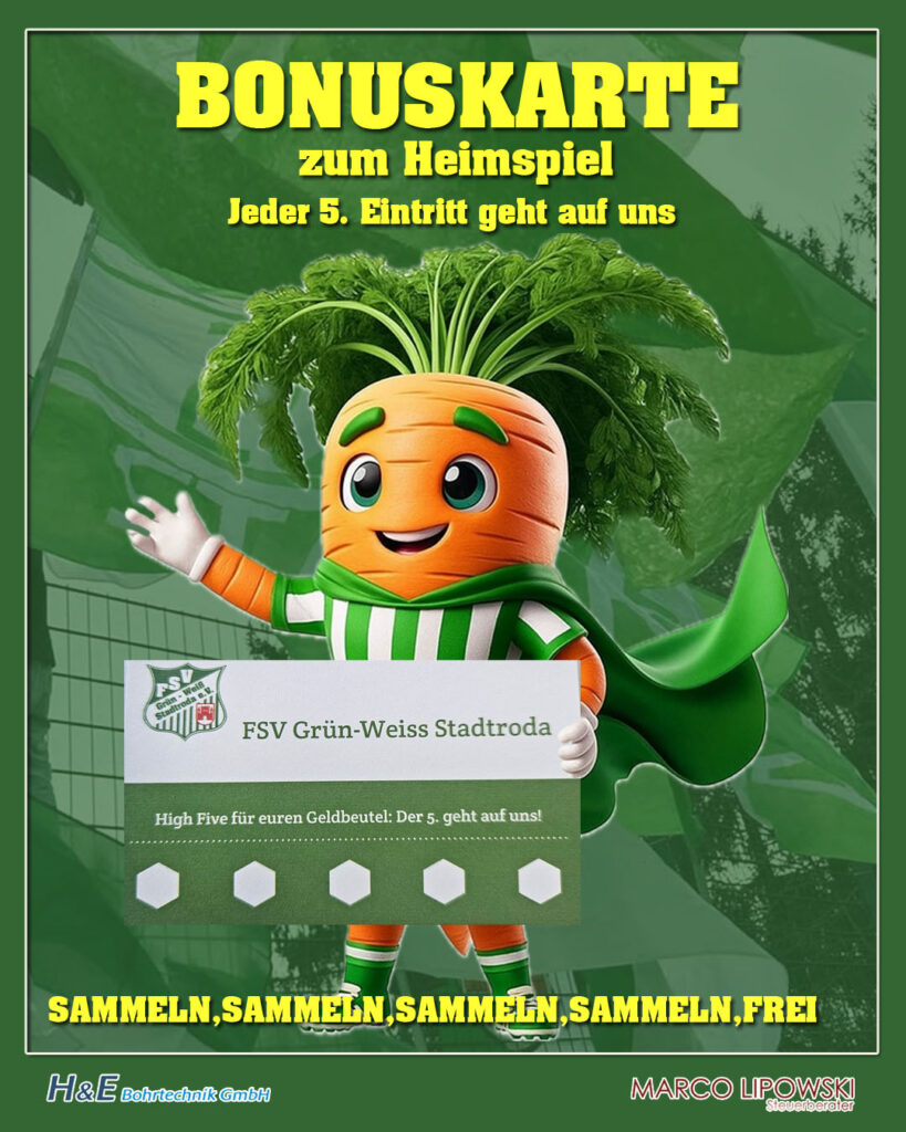Ab sofort bei uns: Die Bonuskarte bonuskarte 26